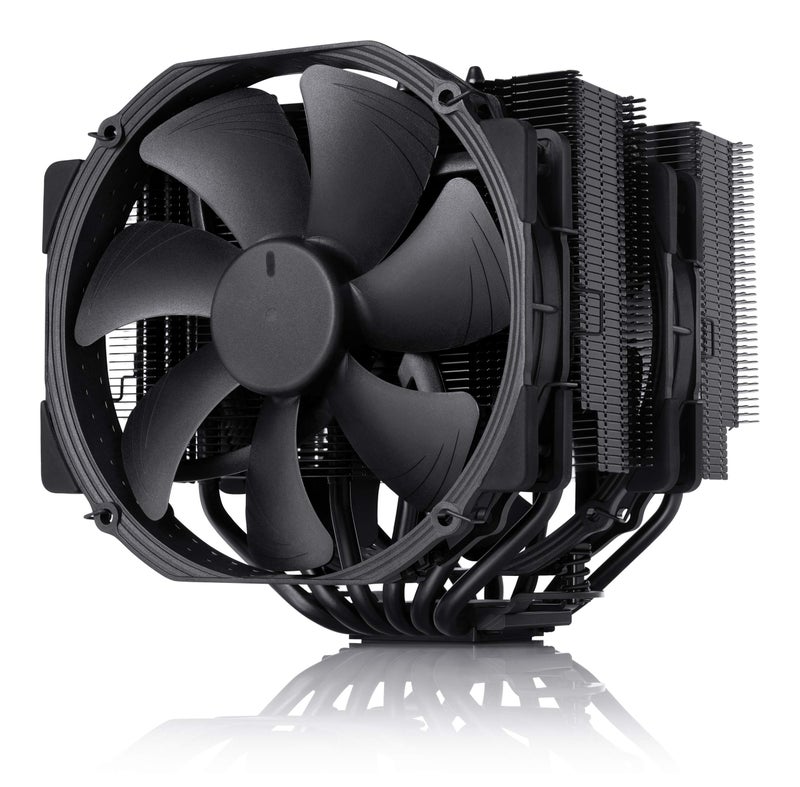 NOCTUA نوكتوا NH-D15 كرومكس.أسود، مبرد وحدة المعالجة المركزية مزدوج البرج (140 مم، أسود) - Image 1